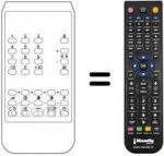 Télécommande équivalente SEC2475