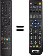 Télécommande équivalente WHV15066