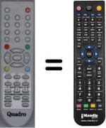Télécommande équivalente WHV3988