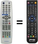 Télécommande équivalente SEC3416