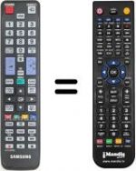 Télécommande équivalente Samsung WHV12636
