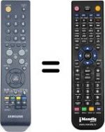 Télécommande équivalente Samsung SEC8501