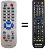 Télécommande équivalente :SEC4558