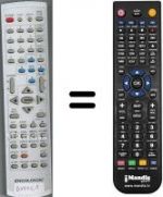 Télécommande équivalente WHV15557