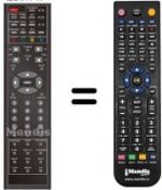 Télécommande équivalente SEC14277