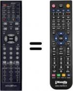 Télécommande équivalente WHV14277