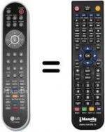 Télécommande équivalente LG SEC14618