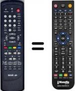 Télécommande équivalente WHV3569