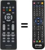 Télécommande équivalente Philips SEC0787