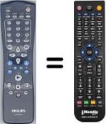 Télécommande équivalente Philips SEC2711