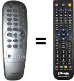 Télécommande équivalente Philips SEC0543
