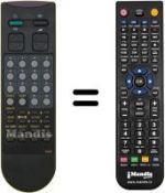 Télécommande équivalente SEC2422