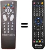 Télécommande équivalente SEC2792