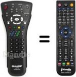 Télécommande équivalente SEC12527