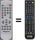 Télécommande équivalente WHV3974