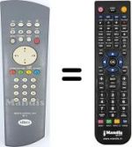 Télécommande équivalente WHV5072