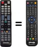 Télécommande équivalente Samsung SEC15984