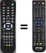 Télécommande équivalente WHV14528
