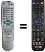Télécommande équivalente SEC15037