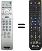 Télécommande équivalente Sony SEC0426