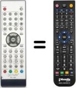 Télécommande équivalente Denver WHV14321
