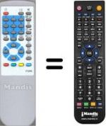 Télécommande équivalente WHV3384