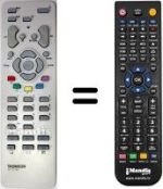 Télécommande équivalente Thomson WHV3437