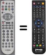 Télécommande équivalente Yamaha WHV3422