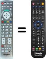 Télécommande équivalente Panasonic WHV12224
