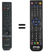 Télécommande équivalente SEC8543