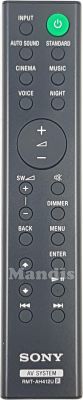 Télécommande d'origine SONY RMT-AH412U (149348511) Télécommande d'origine SONY RMT-AH412U (149348511)