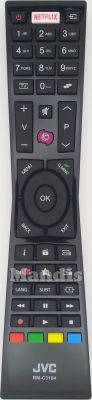 Télécommande d'origine JVC RM-C3184 (23366393)