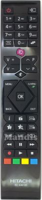 Télécommande d'origine HITACHI RC A48105 (23371035)