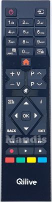 Télécommande d'origine QILIVE RC39105 (23573239)
