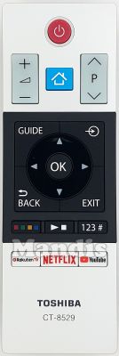 T&eacute;l&eacute;commande d'origine VESTEL CT-8529 (30099678)