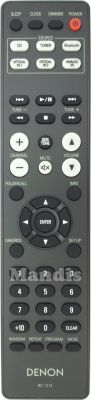 Télécommande d'origine DENON RC-1214 (30701023300AS)