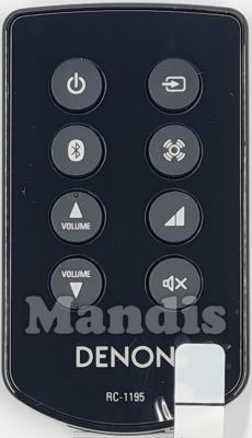 Télécommande d'origine DENON RC-1195 (30701020100AD)