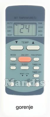 T&eacute;l&eacute;commande d'origine GORENJE R51M/E (339478)