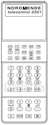 Télécommande d'origine THOMSON TC2301 (583449) Télécommande d'origine THOMSON TC2301 (583449)