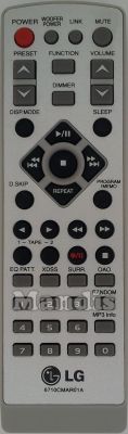 Télécommande d'origine LG 6710CMAR01A Télécommande d'origine LG 6710CMAR01A