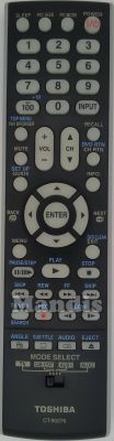 Télécommande d'origine TOSHIBA CT-90275 (75005729) Télécommande d'origine TOSHIBA CT-90275 (75005729)