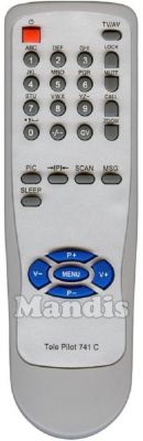 Télécommande d'origine GRUNDIG TELE PILOT 741C (759550590700)