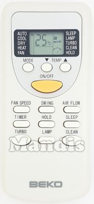 Télécommande d'origine BEKO 9197600362 Télécommande d'origine BEKO 9197600362