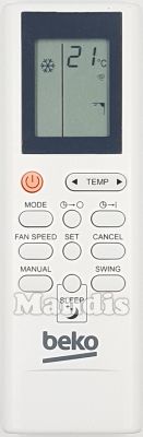 Télécommande d'origine BEKO GZ-24B-E3 (9192434531) Télécommande d'origine BEKO GZ-24B-E3 (9192434531)