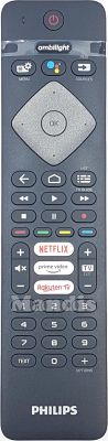 Télécommande d'origine PHILIPS 996592100942 Télécommande d'origine PHILIPS 996592100942