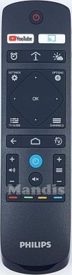 Télécommande d'origine PHILIPS 398GR10BEPHN0014HT (996599001262) Télécommande d'origine PHILIPS 398GR10BEPHN0014HT (996599001262)