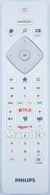Télécommande d'origine PHILIPS BRC0884406/01 (996599001656)