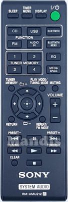 Télécommande d'origine SONY RM-AMU212 (A2060832A)