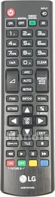 Télécommande d'origine LG AKB74475495 Télécommande d'origine LG AKB74475495