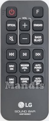 Télécommande d'origine LG AKB74935621 Télécommande d'origine LG AKB74935621